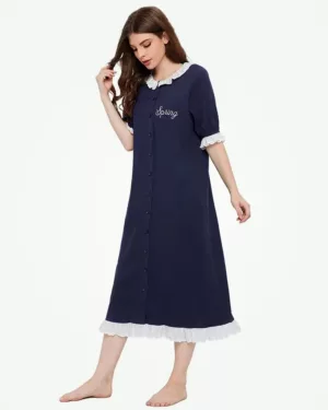 Lace edge wholesale night-shirts