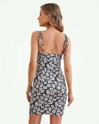 Maternity Tie Shoulder Floral Dress (2)