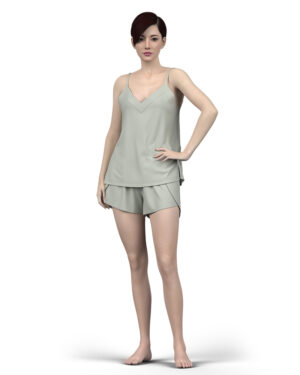 3D Women Camisole Pajama Set (